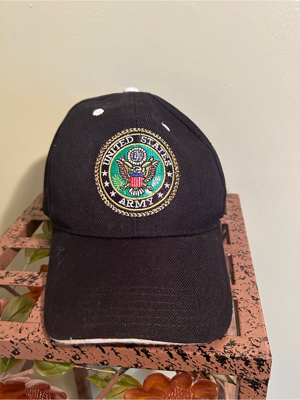 United States Army Embroidered Black Baseball Cap Rapid Dominance